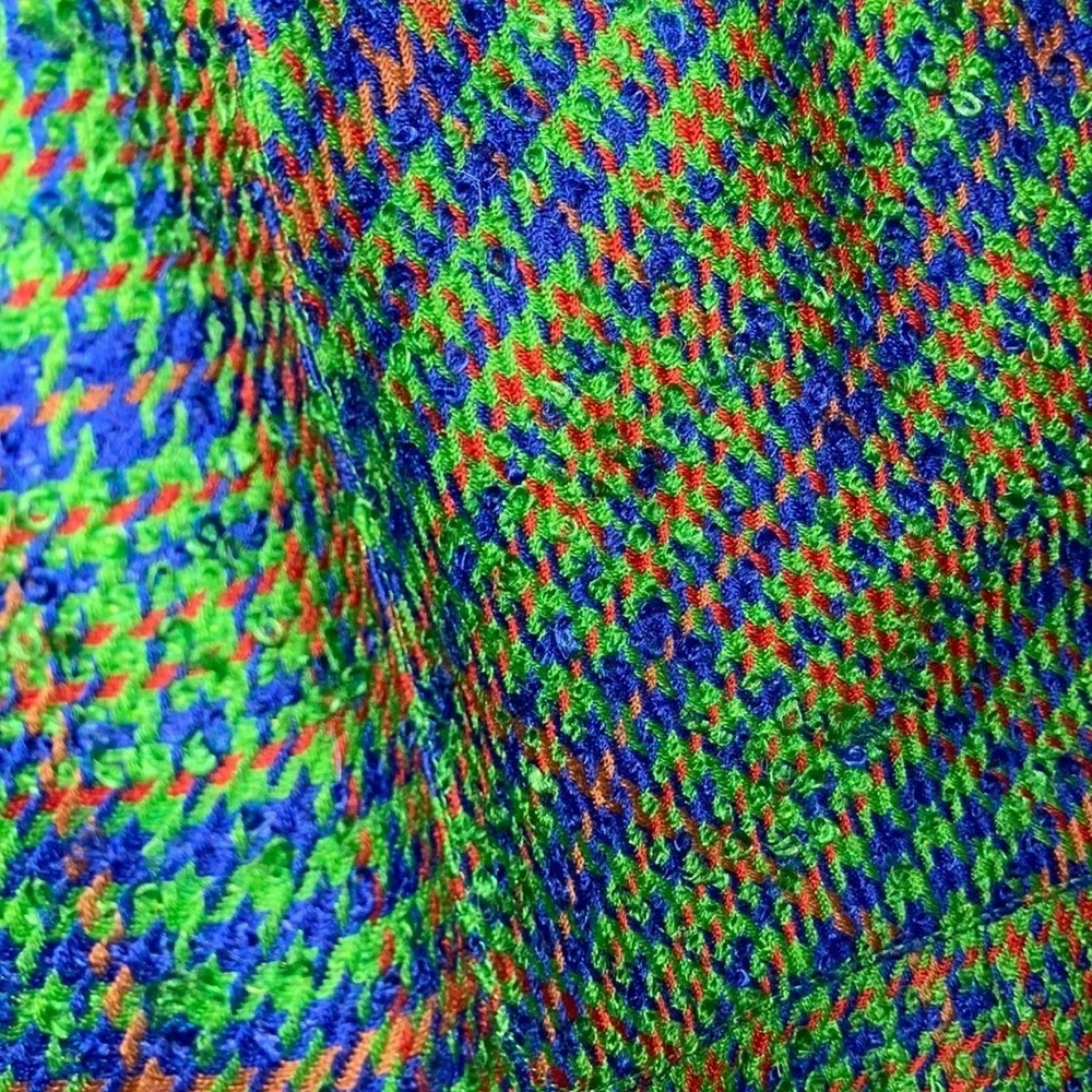 🎉🎉HOST PIC🎉🎊Vintage Christian Dior Tweed Houndstooth MultiColor Blazer🔥N…